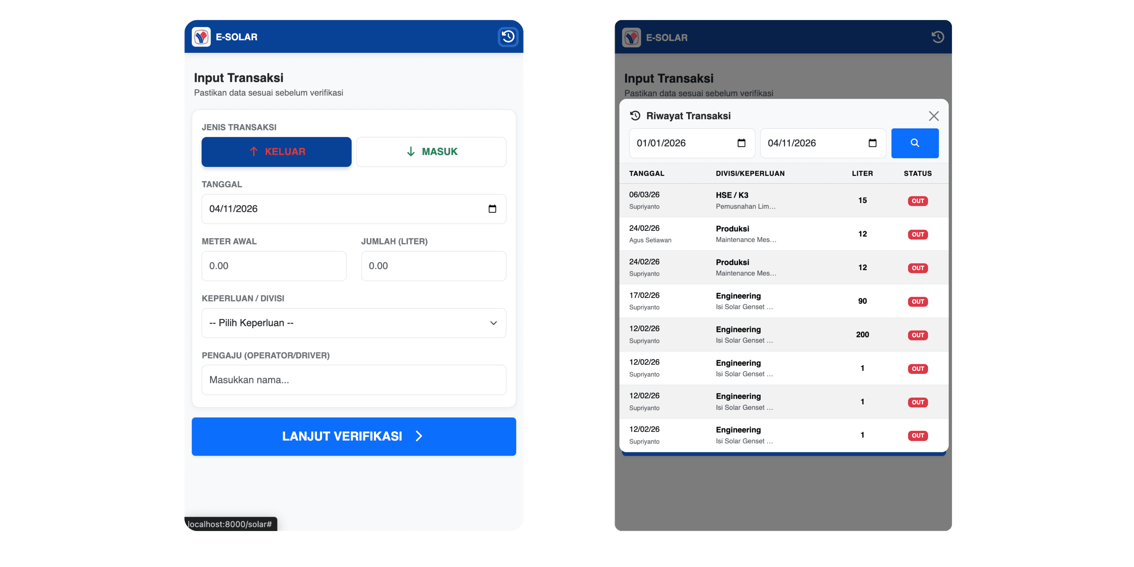 Screenshot Laravel